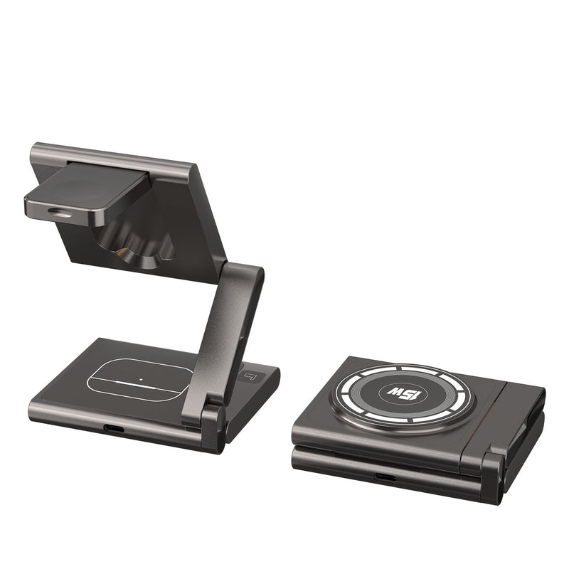 Premium 3-in-1 Wireless Charging Station - Phone, AirPods & Apple Watch