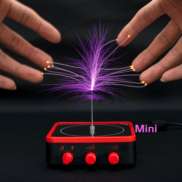 Wireless Bluetooth Tesla Coil Speaker - Musical Lightning Generator with Phone Connection