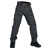 Military Style Camouflage Cargo Pants - Multi-Pocket Tactical Training Trousers