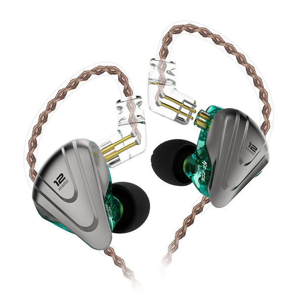 Professional KZ ZSX Terminator Gaming Headset - 12-Unit Hybrid Driver Audio Experience