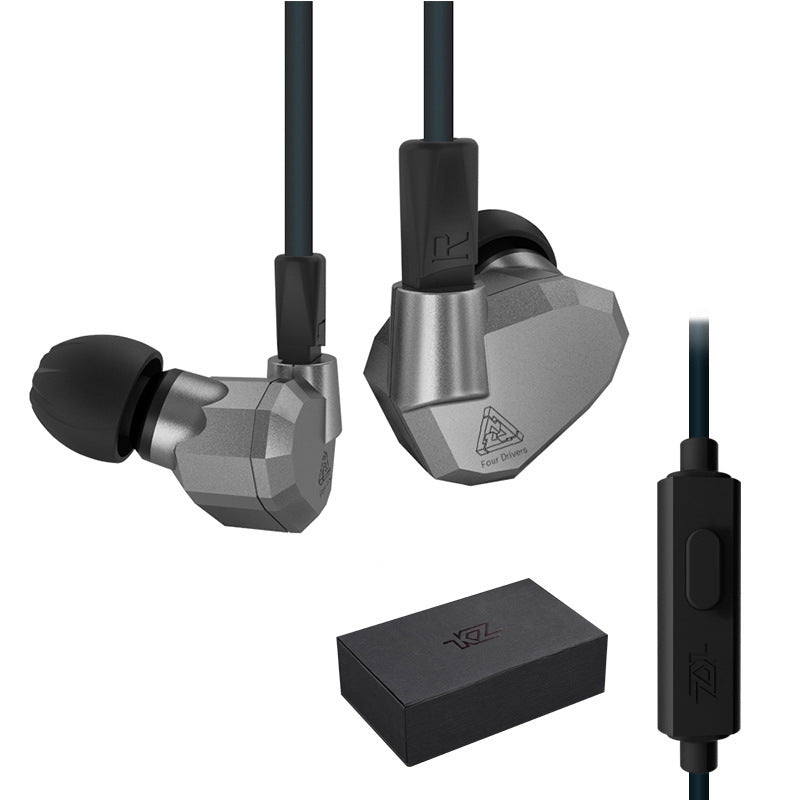 Professional Multi-Driver In-Ear Headphones with Built-in Microphone