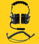 Professional Aviation Bluetooth Intercom Headset - Noise Cancelling Communication Device