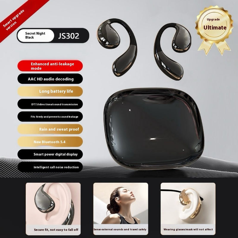 Revolutionary Bone Conduction Bluetooth Headset - Wireless Sports Earbuds with 8-Hour Battery Life