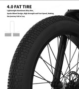 Ultimate All-Terrain Fat Tire Electric Bike - 52V 1000W Motor, 20AH Extended Range Battery & Hydraulic Brakes