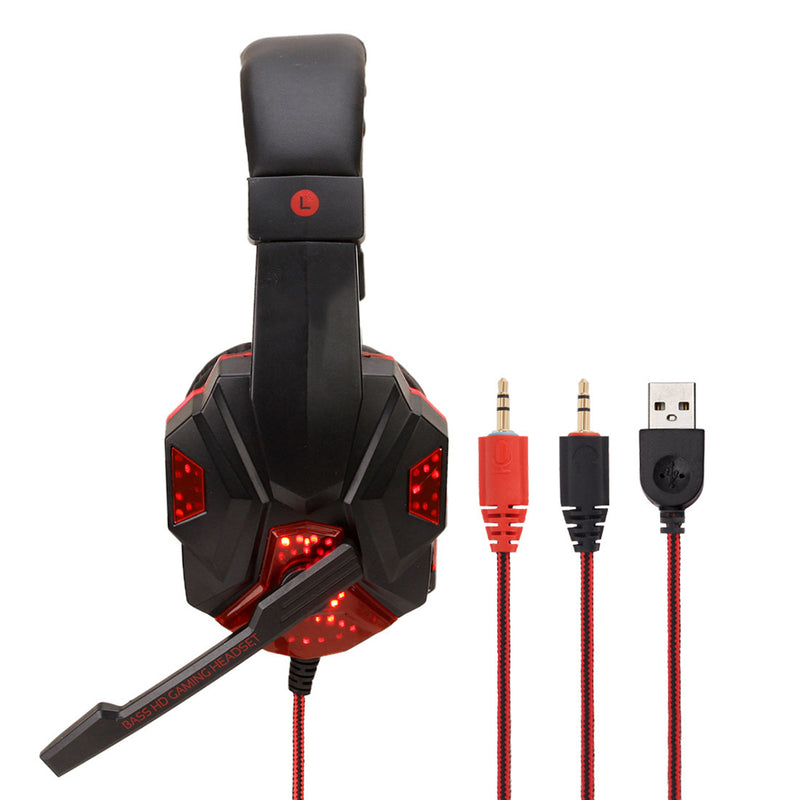 Elite RGB Gaming Headset - Professional Wired Headphones with Microphone for PC, PS4 & Mobile Gaming