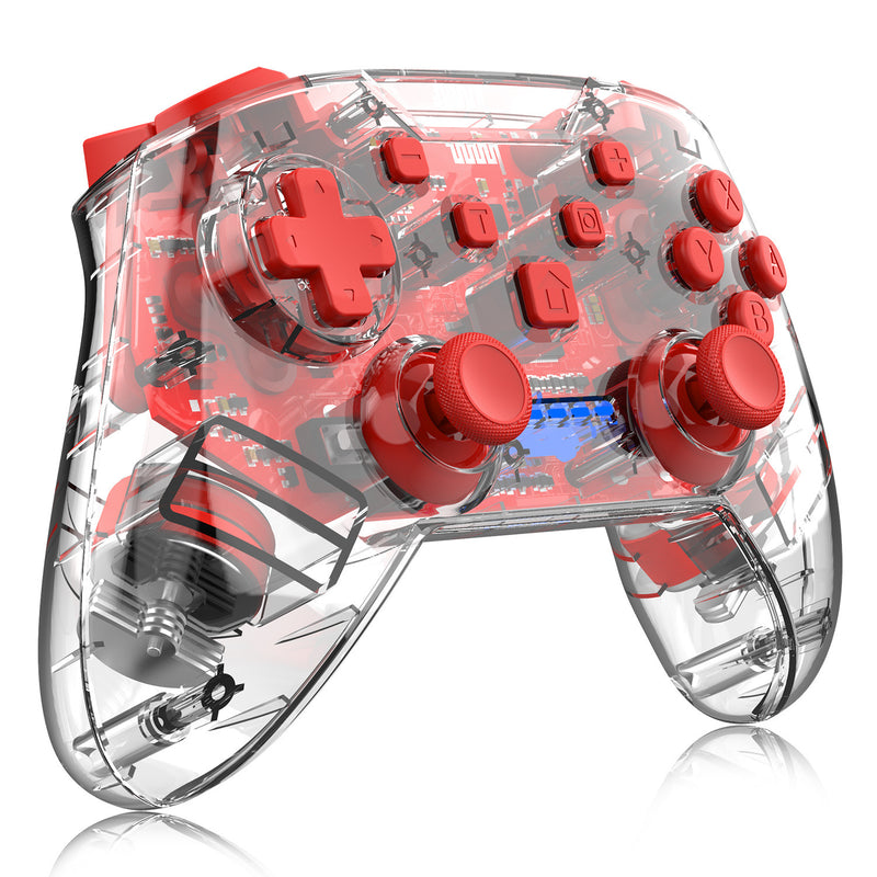 Illuminated Bluetooth Gaming Controller - Wireless Switch Pro Gamepad with Gyroscope & Dual Vibration