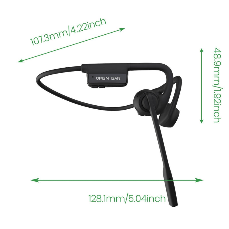 Advanced ENC Wireless Bone Conduction Bluetooth Headphones - Open Ear Design