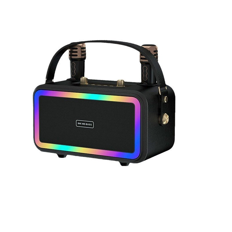 Wireless Karaoke Bluetooth Speaker with Dual Microphones - Portable Sound System