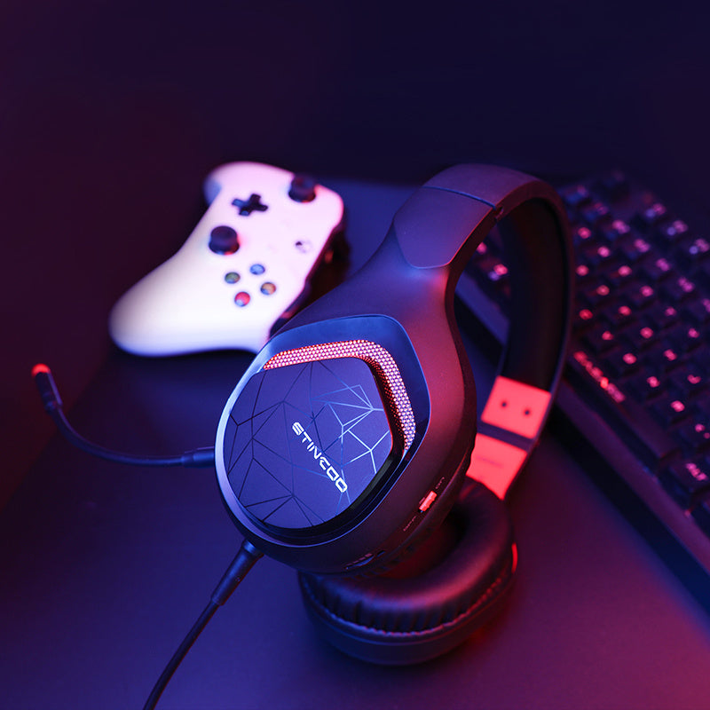 Professional Gaming Headset GS301 - Wired Computer Headphones with Microphone