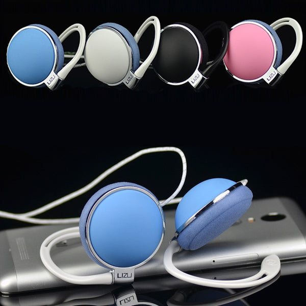 Comfortable Ear-Hook Wired Headphones with Microphone - 3.5mm Audio Jack
