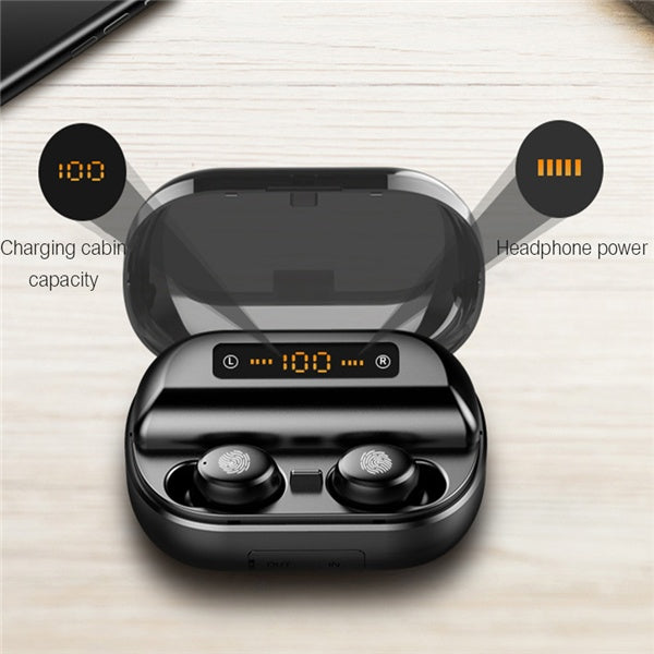 Wireless Bluetooth Earbuds with 2400mAh Charging Case - Premium Sound Quality