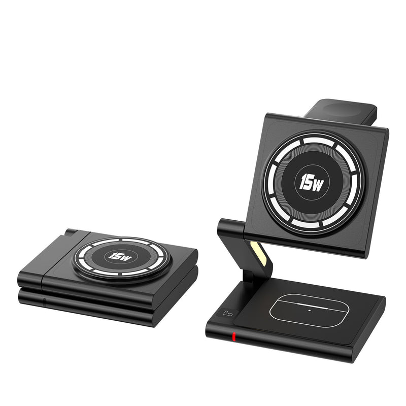 Premium 3-in-1 Wireless Charging Station - Phone, AirPods & Apple Watch
