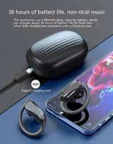Wireless Sports Earbuds - IPX7 Waterproof Bluetooth Headphones with Noise Reduction