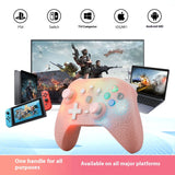 Ultimate RGB Gaming Controller - Multi-Platform Wireless Gamepad with Dazzling Light Effects