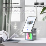 Premium 4-in-1 Wireless Charging Station with Bluetooth Audio & Digital Clock