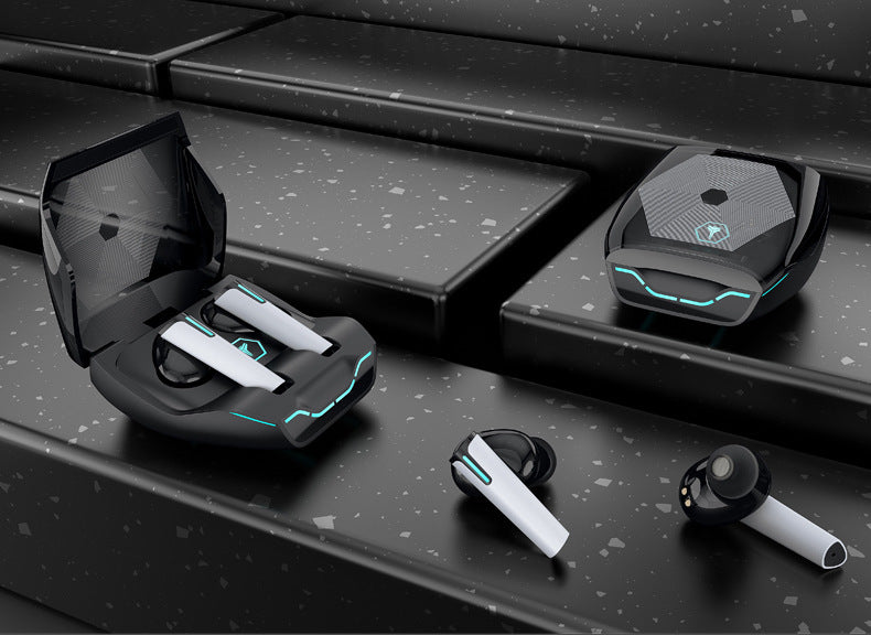 Luminous Gaming Bluetooth Headset - Low Latency Wireless Gaming Earbuds with LED Lights