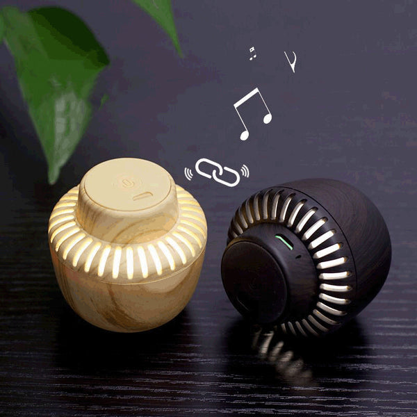 Mushroom-Shaped Bluetooth Speaker with LED Night Light - Portable TWS Audio Box