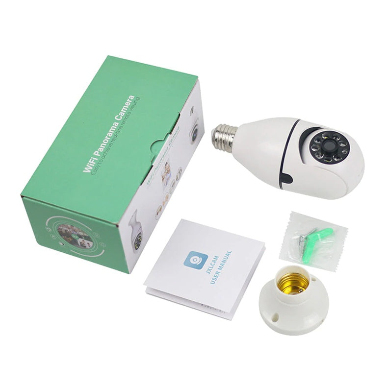 1080P IP E27 Light Bulb Camera Wi-Fi IR Night Smart Home Wireless Security