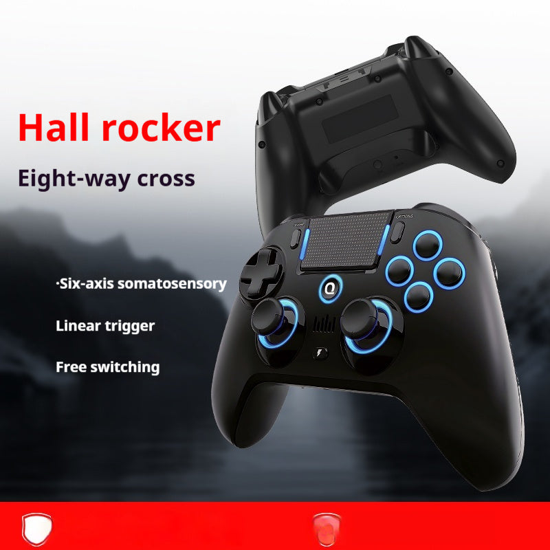 Professional Bluetooth Gaming Controller - S4 Wireless Gamepad with Force Feedback