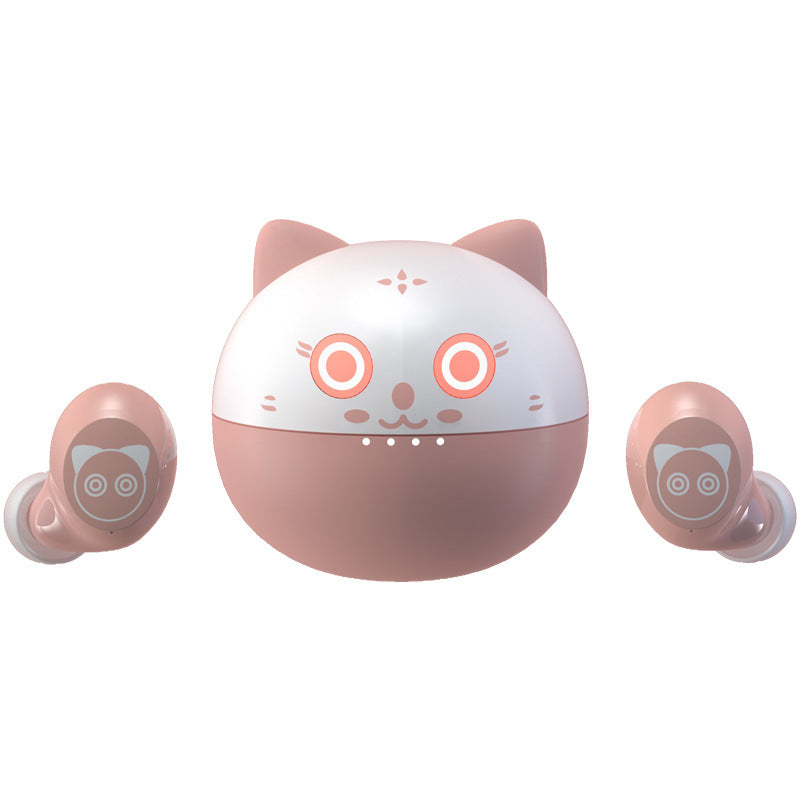Adorable Wireless Bluetooth Earbuds - Rechargeable Mini Cute Headphones