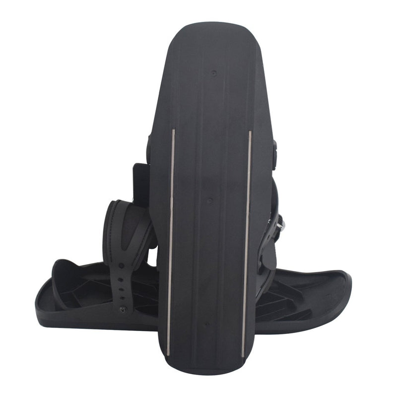 Adjustable Double-Board Ski Boots - Portable Outdoor Winter Sports Footwear with Zinc Alloy Buckles