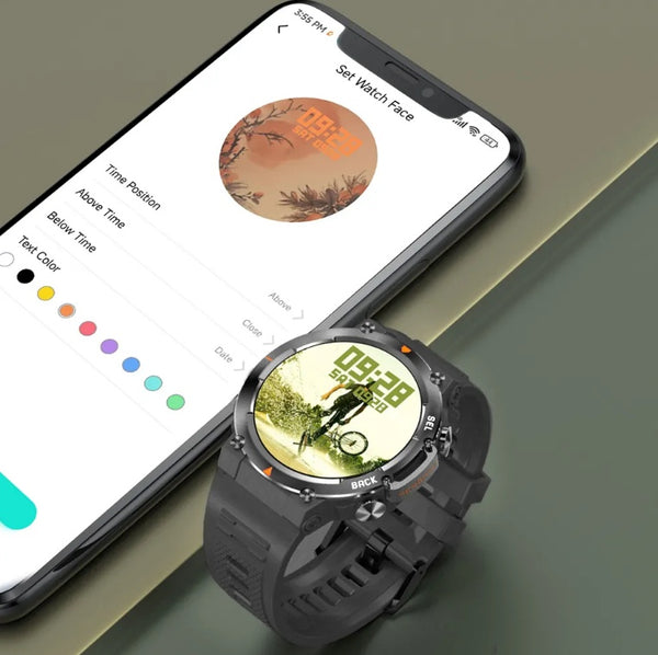 Advanced AMOLED Smartwatch with Bluetooth Calling & AI Voice Control - 1.43" Display