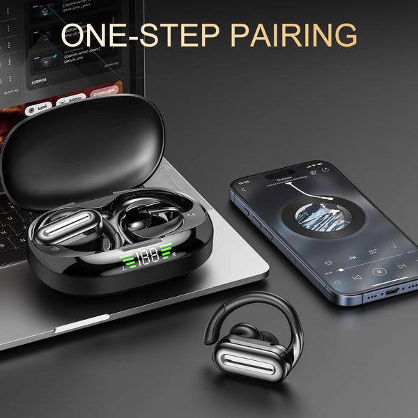 Premium Wireless Bluetooth Earbuds - SP36 Rotatable Sports Headphones with 8+ Hour Battery Life
