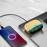 Wireless Bluetooth Earbuds - Wood Grain Design with Noise Canceling & 120H Battery Life