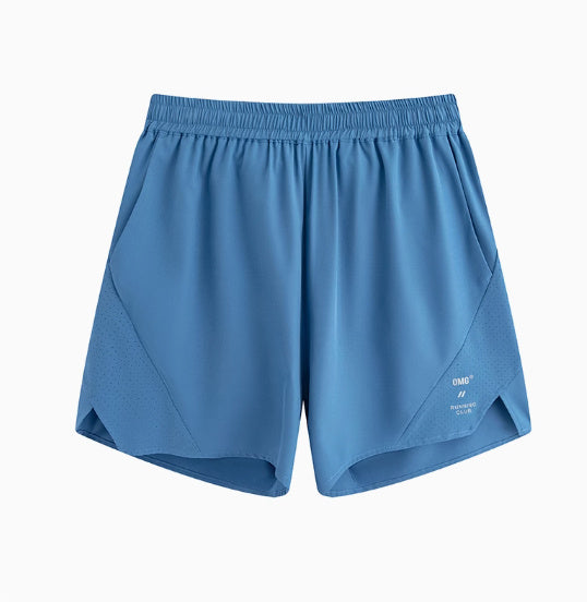 Men's Athletic Running Shorts - Four-Point Stretch Training Shorts with Laser Punching Technology