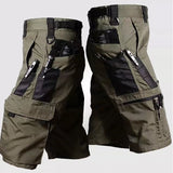 Men's Tactical Outdoor Training Pants - Quick-Dry Cotton Polyester Cargo Trousers
