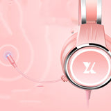 Professional Gaming Headset with Microphone - USB & 3.5mm Wired Computer Headphones