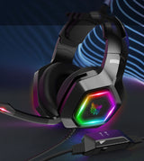 Professional Gaming Headset with Microphone - Wired Over-Ear Headphones