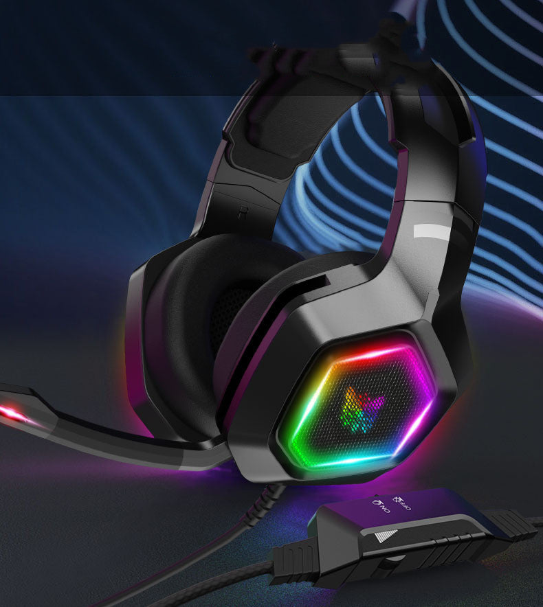 Professional Gaming Headset with Microphone - Wired Over-Ear Headphones
