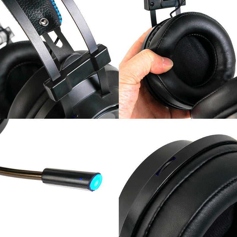 Professional 7.1 Surround Sound Gaming Headset with Noise Cancelling Microphone