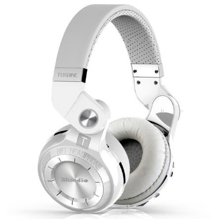 Bluedio T2+ Wireless Bluetooth Headphones - 57mm Drivers, 40H Playtime, FM Radio & TF Card Support