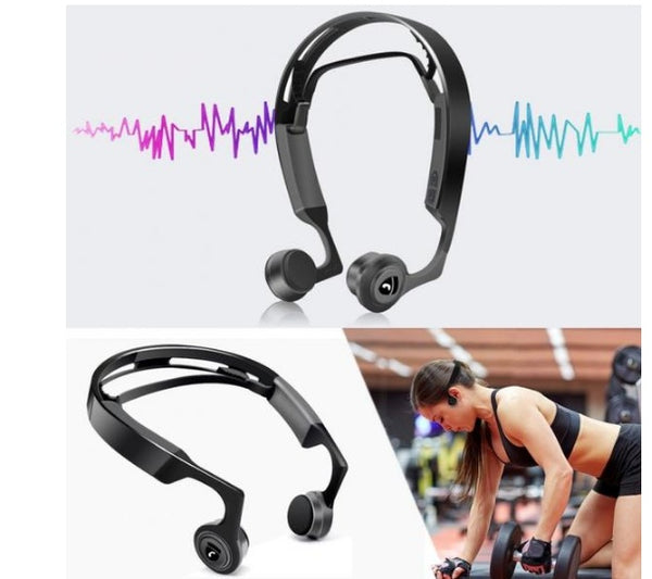 Revolutionary Bone Conduction Wireless Headphones - Open-Ear Sports Audio Technology