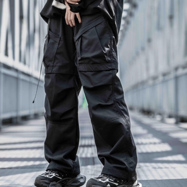 Tactical Multi-Pocket Cargo Pants - Men's Military Style Paratrooper Trousers