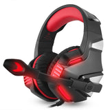 Professional Gaming Headset with LED Lights - Wired Computer Headphones with Microphone