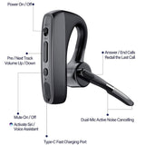 Wireless Bluetooth 5.1 Headset - HD Noise Cancelling with 16H Battery Life