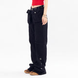 Stylish Bootcut Work Trousers - Cotton Blend Cargo Pants for Men & Women