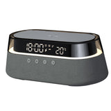 Wireless Charging Night Light with Bluetooth Speaker - 3-in-1 Bedside Audio Station