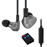 Professional Multi-Driver In-Ear Headphones with Built-in Microphone