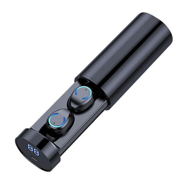 Wireless Bluetooth 5.0 Earbuds with Charging Case - F9 V5.0 Mini Cylindrical Headphones