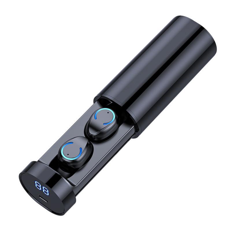 Wireless Bluetooth 5.0 Earbuds with Charging Case - F9 V5.0 Mini Cylindrical Headphones