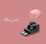 Ultra-Compact Wireless Bluetooth Earbud - Invisible Mini Stereo Headphone with Magnetic Charging