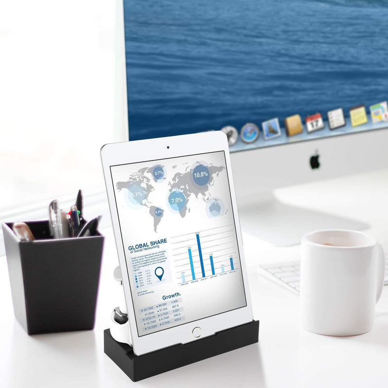 8-in-1 Wireless Charging Station & USB Hub - Premium Multi-Device Organizer