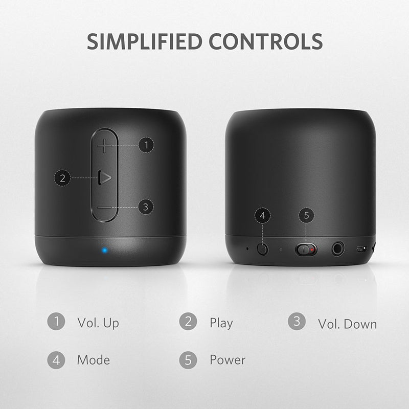 Premium Wireless Bluetooth Speaker - Compact Portable Audio Device with USB Charging
