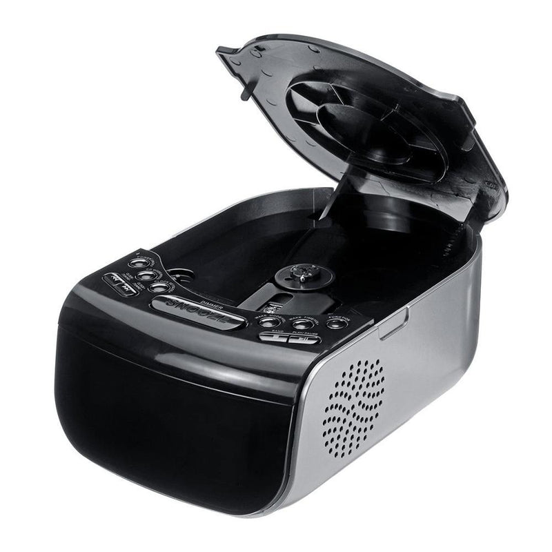 Multi-Function Digital Alarm Clock Radio with CD Player & USB Charging Port
