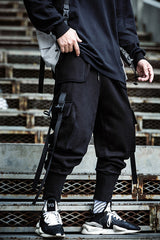 Tactical Multi-Pocket Cargo Pants - Hip Hop Streetwear Fashion for Men
