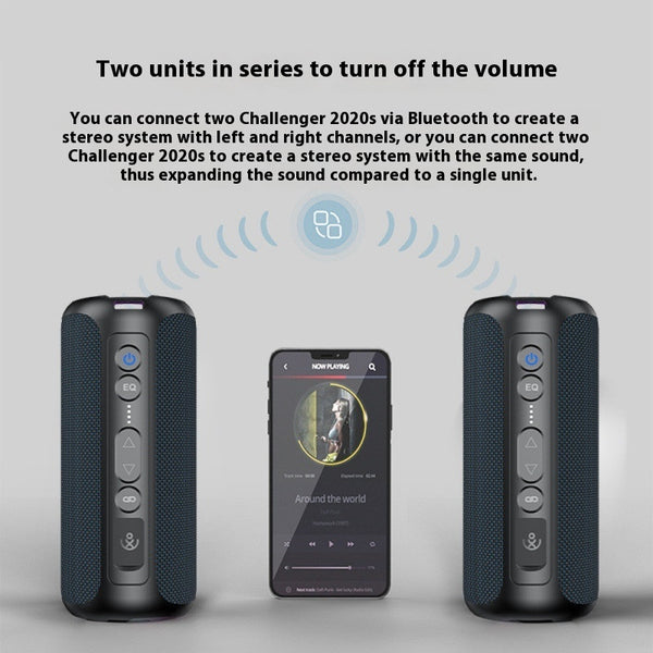 Premium Portable Bluetooth Speaker - 50W Wireless Audio with Type-C Charging